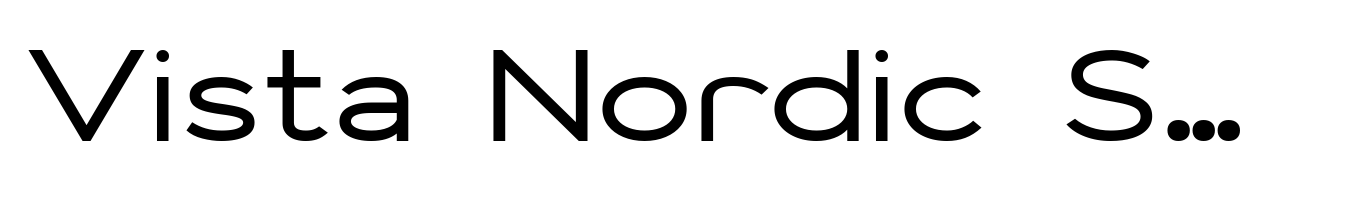 Vista Nordic Semi Bold
